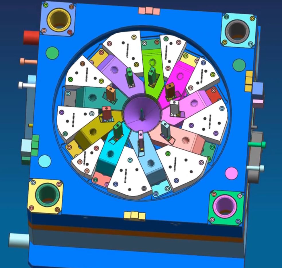 加工中心這套葉輪模具如何設(shè)計(jì)？如何脫模？(圖3)